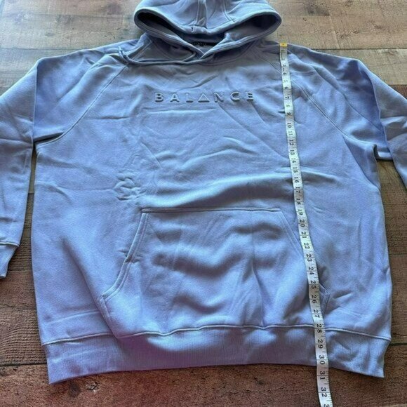 Balance men’s size XL embossed oversized hoodie the maker hood in nitrogen blue - Picture 3 of 7
